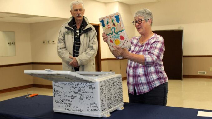 Time capsule buried 25-years ago unearthed containing St. John the Evangelist student letters