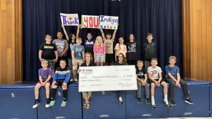 Indigo Love of Reading Foundation Supports King George VI with $20K Grant