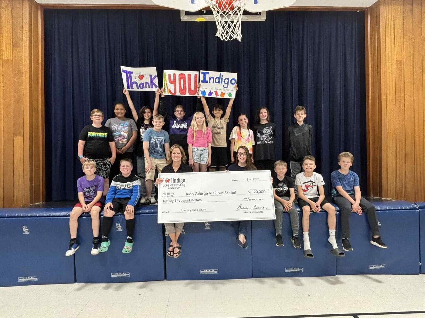 Indigo Love of Reading Foundation Supports King George VI with $20K Grant