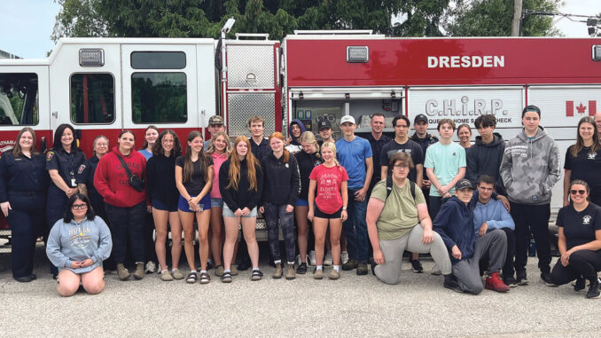 Students tutored in firefighting