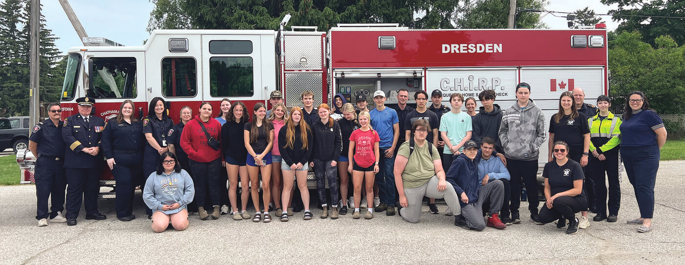 Students tutored in firefighting