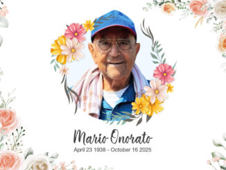 Obituary of Mario Onorato April 23, 1938 – October 16, 2025