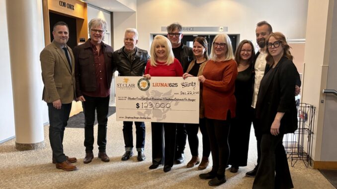 A record-setting 3,000 raised through last month’s Sleighing Hunger concerts will help stock food banks across Windsor‑Essex and Chatham‑Kent well into 2026, organizers announced during a cheque presentation. , Local Journalism Initiative Reporter